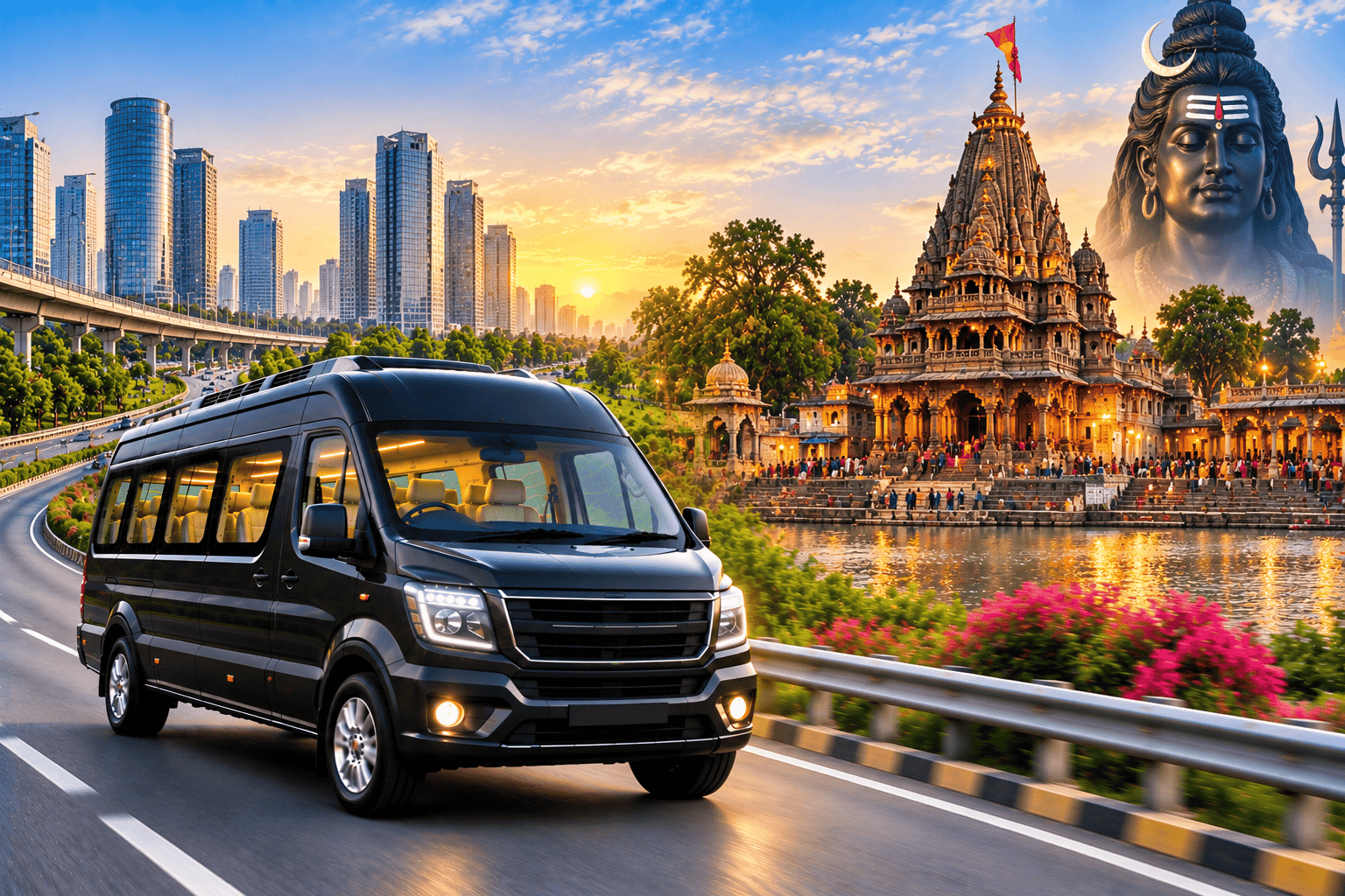 Book Force Urbania in Gurgaon for the Mahakaleshwar Trip | Luxury Spiritual Road Trip